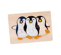 perfeclan Puzzle di animali Puzzle educativo per l'apprendimento sensoriale Giocattolo Intelligenza Puzzle a forma di puzzle per ragazze Bambini in, pinguino