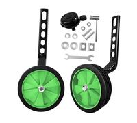 Perfeclan Rotelle per Bicicletta per Bambini, Ruote ausiliarie, Leggere, Accessori per Ciclismo, stabilizzatori universali Regolabili per Bicicletta, Verde