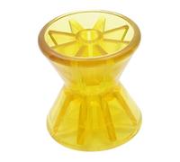 Perfeclan Rullo di Prua per Rimorchi Nautici Fermo per Chiglia Strumento di Rotolamento Componente di Ricambio Leggero E Portatile Adatto per L'Uso Professiona, 9.1 Cm X 9.1 Cm X