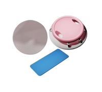 Perfeclan Rullo per Dischi Addominali, Ruota per Muscoli Addominali, Ruote universali Antiscivolo e silenziose, cursori per Esercizi a Piastra per Uomini e, Rosa