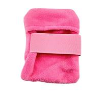 perfeclan Sacchetto per la rimozione della sabbia, pulisci-salviette, guanto compatto e confortevole per la rimozione della sabbia, delicato sulla pelle, Rosa, S