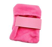 perfeclan Sacchetto per la rimozione della sabbia, pulisci-salviette, guanto compatto e confortevole per la rimozione della sabbia, delicato sulla pelle, Rosa, L