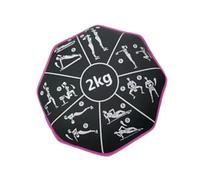 Perfeclan Sacco di Sabbia per Allenamento con manubri Morbidi, attrezzo Domestico Compatto e Rotondo, Peso da 2 kg per Il Fitness, Sollevamento Pesi, Rosa Rossa