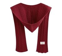 Perfeclan Sciarpa con cappuccio in maglia, passamontagna invernale, copricapo, scialle, scaldacollo, sciarpa con cappuccio per lo shopping autunnale, Chiaretto