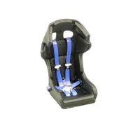 Perfeclan Sedile Avvolgente per Auto in 1/64, Cintura di per Simulazione, Sedile con Imbracatura da Corsa in Miniatura realistica in Resina per, Style C
