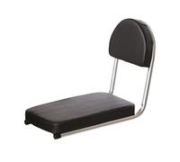 Perfeclan Sedile Posteriore per Bici, con Schienale Ispessimento della Sella per Cuscino Posteriore Cuscino Morbido con Equipaggio Ciclismo, Nero