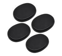 perfeclan Set da 4 pezzi per massaggio con pietre calde, pietre calde per massaggio, portatili, rilassanti, ovali, facili da usare, strumento premium, 9x7 Cm