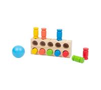 Perfeclan Set di Giochi di Abbinamento Colori per Bambini, Set da Bowling, attività motorie, Articoli per Feste, 5 Birilli e Palla, Pensiero Logico educativo
