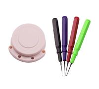 Perfeclan Set di oliatori per orologi, tazza per olio, 4 penne per oliatori, perni per orologiaio, facile applicazione del lubrificante, kit di riparazione per