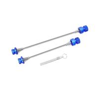 Perfeclan Set di perni a sgancio rapido per Bicicletta, mozzo Ruota di Ricambio per Interni, bullone a Clip, Leva per Riparazione di Bici da Strada di Montagna, Blu