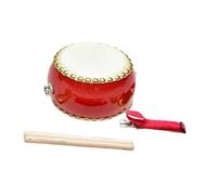 Perfeclan Set di Tamburi a Mano in Legno, percussioni, Bacchette, Strumento Musicale per Feste, Cinese per insegnare Bambini Piccoli