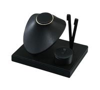 Perfeclan Set espositore per Gioielli, Elegante e Decorativo, Organizer per riporre collane, per fiere, casa, Camera da Letto, Compleanno, Nero