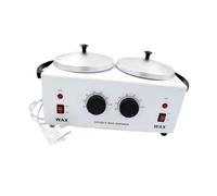 perfeclan Set Scaldacera Domestico Macchina di Fusione 200W con 2 Vasi in Alluminio Kit Portatile per Ceretta Domestica Depilatore per Depilazione indolore