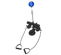 Perfeclan Sit up Bar Boxe Palla di Reazione Dispositivo di Assistenza Compatto Sit up Bar Punching Ball per Allenamento Fitness Adulti Bambini Uomini Donne, Corda Sottile Nera