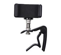 Perfeclan Smartphone universale Guitar Capo Guitar Phone Holder Accessorio Rotazione di 360 gradi per chitarre elettriche o acustiche Pezzi di ricambio leggeri