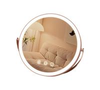 perfeclan Specchio per il trucco con luci specchio vanità facile trasporto specchio da controsoffitto Specchio cosmetico pratico per il dormitorio domestico del, Rosa