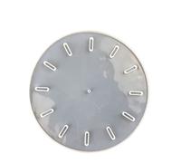 Perfeclan Stampo in Silicone per Orologio Grande, Rotondo/Quadrato, Appeso a Parete, 32,4 cm