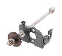 Perfeclan Supporto Motore per Auto RC, Base di Montaggio 1/28, Albero di Trasmissione Centrale, ingranaggio Motore per 284131 K989, Grigio