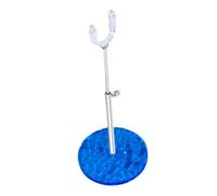 Perfeclan Supporto per Bambola BJD 1/12, Pratico e Portatile, Supporto per Action Figure, Durevole, con Base Stabile, Accessori Regolabili in Altezza, Blu