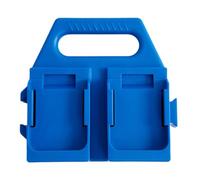 Perfeclan Supporto per Batteria a 4 Slot, Robusto portautensili Multiuso, ripiano per Batteria per banco da Lavoro, Garage, casa