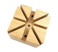 Perfeclan Supporto per bracciale da orologio Blocco di supporto in legno Banco di riparazione per utensili da orologiaio con fessure per la rimozione dei perni