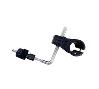 perfeclan Supporto per braccio a L con morsetto di montaggio per rack per batteria, portatile, facile da installare, supporto per clip di montaggio per tubo di, Morsetto per Tamburo con Asta, 14x15cm