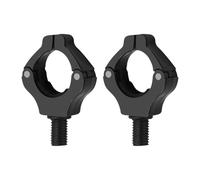 Perfeclan Supporto per Canna da Pesca con Testa a Staffa, Pinza per Canna da Pesca con Regolazione Automatica per Lago, Fiume, Nero