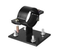 Perfeclan Supporto per Cestino Anteriore per Bicicletta, Staffa di Fissaggio Universale in Metallo per Portapacchi per Bici Pieghevoli, da 4.7 a 5.4 Cm