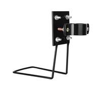 Perfeclan Supporto per Cestino Anteriore per Bicicletta, Staffa di Fissaggio Universale in Metallo per Portapacchi per Bici Pieghevoli, L Rack 4.7 to 5.4cm
