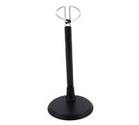 Perfeclan Supporto per Espositore Bambola Supporto Stand per Bambole, Nero, 35 cm Nero