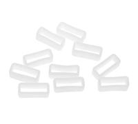 Perfeclan Supporto per Orologio in Silicone Bianco 10pz, 18mm