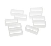 Perfeclan Supporto per Orologio in Silicone Bianco 10pz, 20mm