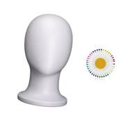 perfeclan Supporto per parrucca della testa di manichino, leggera professionale, per parrucchiere parrucca per cappello, Nessuno Stand Desktop