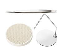 Perfeclan Supporto per Saldatura Braccialetti Supporto per Saldatura Pratico Professionale, Acciaio Inossidabile, Essenziale, Robusto e Facile da Usare per, Set da 3 Pezzi