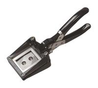 perfeclan Taglierina manuale per fototessere, perforatrice multiuso, taglierina manuale per immagini, perforatrice per carte d'identità, per biglietti da, 3.5 X 4.5 Cm