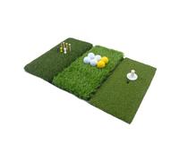 Perfeclan Tappetino da Golf Pieghevole 3 in 1, Tappetino da Allenamento in PP per Feste in Giardino e Viaggi, con Accessori
