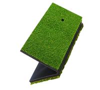 Perfeclan Tappetino da Golf Pieghevole per Migliorare Le abilità, Tappetino Versatile per Il Campo Pratica, Verde, per Principianti, Adulti, Gioco da Interno ed, Due Pezzi