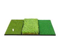 Perfeclan Tappetino da Golf Pieghevole per Migliorare Le abilità, Tappetino Versatile per Il Campo Pratica, Verde, per Principianti, Adulti, Gioco da Interno ed, Tre Pezzi