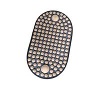 perfeclan Tappetino massaggiante per piedi, tappetino per punti di pressione, riflessologia in piedi, per digitopressione in legno leggero, coperta per