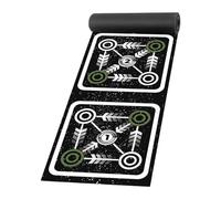 Perfeclan Tappetino per l'agilità, Attrezzatura per l'allenamento della velocità, Assorbente d'Acqua, Portatile, Antiscivolo, per Esercizi di Gioco, 40 Cm X 360 Cm