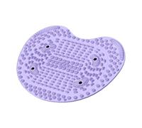 perfeclan Tappetino per massaggio ai piedi, tappetino sensoriale pieghevole per massaggio, per bagno, prato, soggiorno, esterno, Viola