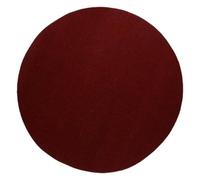 perfeclan Tappeto per batteria antiscivolo, multiuso, stabile, insonorizzato, per esercitazioni a casa, palco, batteria, jazz, appartamento, Rosso Rotondo