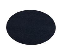 perfeclan Tappeto per batteria antiscivolo, multiuso, stabile, insonorizzato, per esercitazioni a casa, palco, batteria, jazz, appartamento, Rotondo Blu Scuro