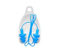 Perfeclan Tappi per le orecchie in morbido silicone, tappi per le orecchie con filo, riutilizzabili con scatola di immagazzinaggio Tappi per le orecchie da, Blu