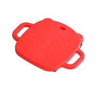 Perfeclan Tavola Sportiva da Interno con Maniglie e rulli, Balance Board per l'educazione precoce, per attività all'aperto e al Chiuso, Parco Giochi, Rosso
