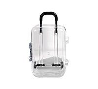 Perfeclan Vanity Jewelry Case Organizer Portable Display Tabletop Keepsake per Le Donne Gift Counter Jewelry Box Valigetta Organizzatore di Gioielli Compatto, Nero