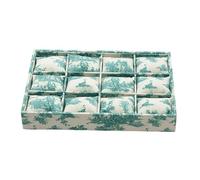 Perfeclan Vassoio Porta Orologi, Grande Scatola Porta Orologi con 12 Griglie per Uomini e Donne, Scatola portaoggetti per Gioielli, vetrina per Gioielli, per, Verde