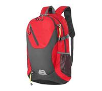 perfeclan Zaino da viaggio, da ciclismo, per il tempo libero, con spallacci regolabili, pratica borsa a doppia tracolla per attività all'aperto, Rosso