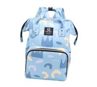 perfeclan Zaino per pannolini, zaino per mamma, impermeabile, con stampa alla moda, organizer, borsa per il cambio del pannolino per papà, per le