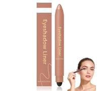 Perfect Color Duo-Shadow Liner 2-in-1 Eyeliner & Eyeshadow, Waterproof, Smudge-Proof Duo Eye shadow Stick con pennello sfumino, colore morbido e facile da applicare, 30s Glam (C-1)